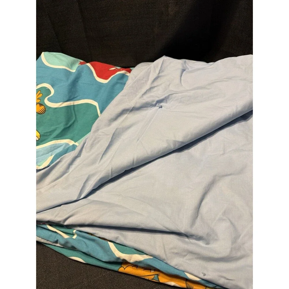 Vintage Garfield Cat Twin Quilted Homemade Comforter 62x88” 1978 **READ**